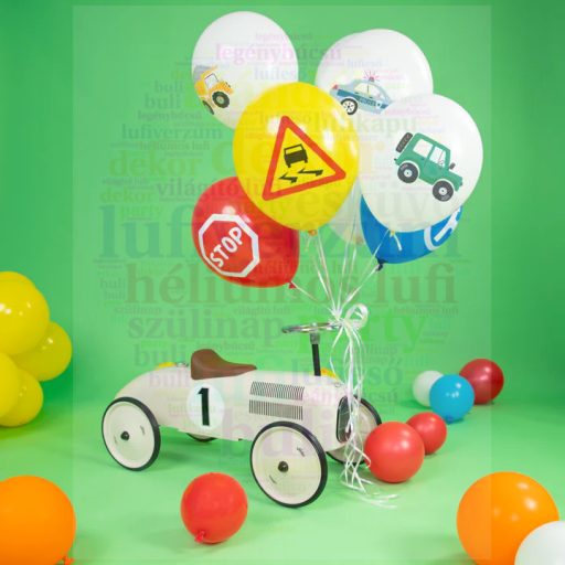 Pokemon - Biológiailag lebomló latex léggömbök, 27 cm, 6 db/csomag