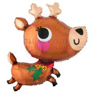 Rénszarvas - Adorable Reindeer Super Shape Fólia Lufi