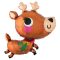 Rénszarvas - Adorable Reindeer Super Shape Fólia Lufi