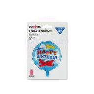 Repülőgépes szülinapi fólia lufi