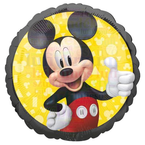 Retro Mickey egér fólia lufi 43 cm