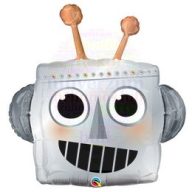Robot fej fólia lufi 89 cm