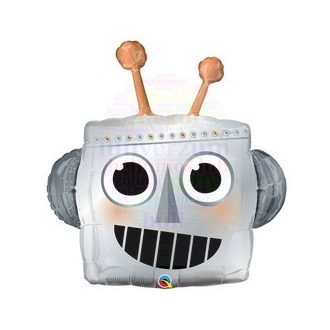 Robot fej fólia lufi 89 cm
