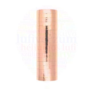 Rosegold Hologramos Szerpentin - 3,8 m, 18 db-os