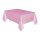 Pink Műanyag Party Asztalterítő - 137 cm x 274 cm