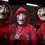 A nagy pénzrablás Salvador Dali maszk