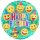 Smiley Emoji Szülinapi Fólia Lufi 45 cm