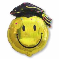66 cm-es Ballagási smile fólia lufi