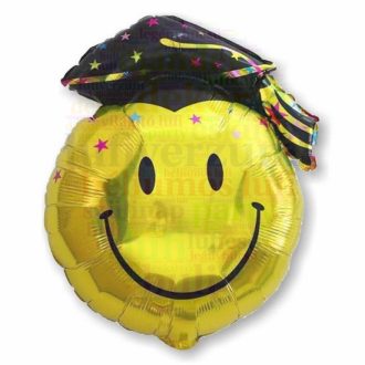 66 cm-es Ballagási smile fólia lufi