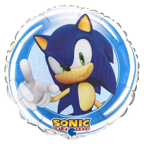 Sonic a sündisznó fólia lufi - 45 cm