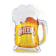 Cheers! Söröskorsó fólia léggömb - 58x73cm