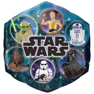 Star Wars - Galaxy fólia lufi - 60 cm
