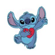 Stitch szivecskével fólia lufi - 86 cm