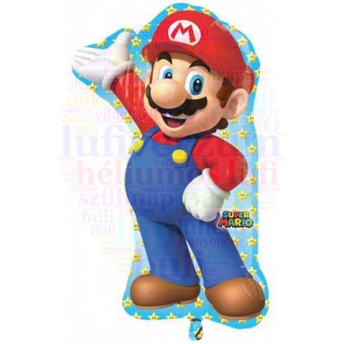 Super Mario Fólia Lufi 83 cm