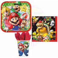 Super Mario party szett 36 db-os