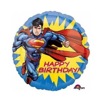 Superman Szuperhős Szülinapi Fólia Lufi