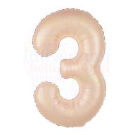 Számos karamell fólia lufi 86 cm - 3