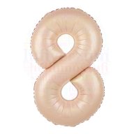 Számos karamell fólia lufi 86 cm - 8