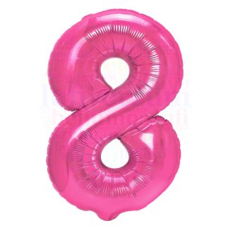 Számos magenta fólia lufi 86 cm - 8