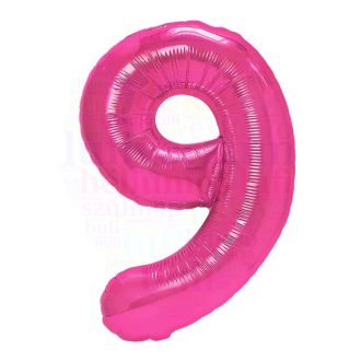 Számos magenta fólia lufi 86 cm - 9