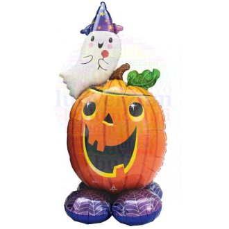 Szellem és Tök - Airloonz Fólia Lufi Halloween-re
