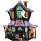Szellemház - Haunted House Fólia Lufi Halloween-re 94 cm