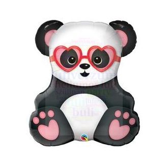 Szerelmes Panda Fólia lufi 81 cm