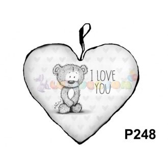  love you Nevlini – Szív formájú díszpárna P248