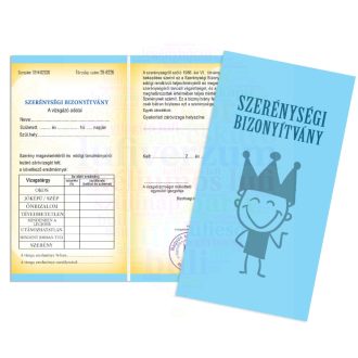 Szerénységi Bizonyítvány - Vicces Ajándék