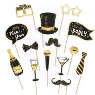 Szilveszteri fotó kellék 14 db-os