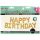 Happy Birthday - Születésnapi fólia lufi betű füzér arany