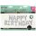 Happy Birthday - Születésnapi fólia lufi betű füzér ezüst