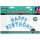 Happy Birthday - Születésnapi fólia lufi betű füzér kék