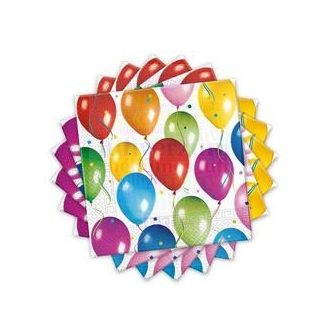 Balloon Fiesta Parti Szalvéta - 33 cm x 33 cm, 20 db-os
