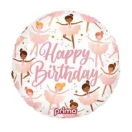 Birthday Ballerinas Szülinapi Fólia Lufi - 45 cm