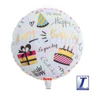 Szülinapi Fólia Lufi Piros - 36 cm