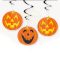 Tökfejek Spirális Függő Dekoráció Halloween-re - 3 db-os