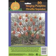   Tökfejes Zacskók Függő Dekoráció Halloweenre - 20 db-os