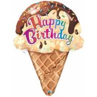 Tölcséres Fagyi - Szülinapi Fólia Lufi