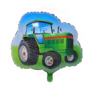 Zöld traktor Fólia Lufi - 65 cm