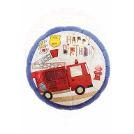 Tűzoltós születésnapi fólia lufi