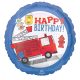 Tűzoltós születésnapi fólia lufi