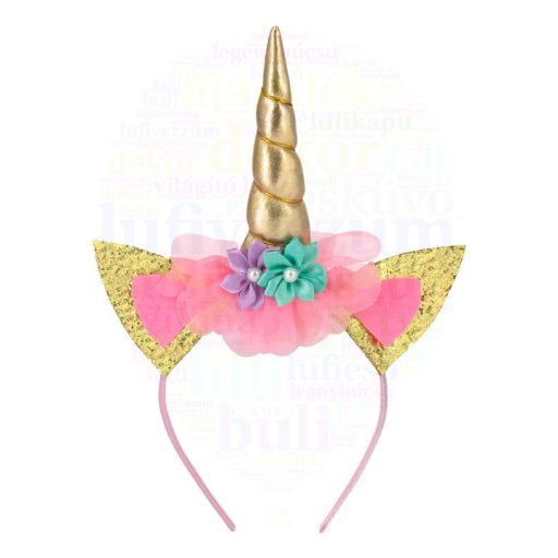 Unikornis Tiara - Rózsaszín