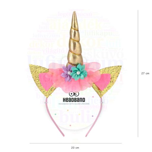 Unikornis Tiara - Rózsaszín