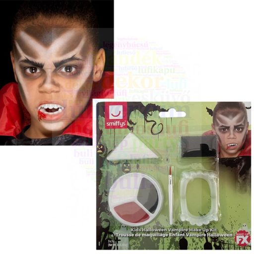 Vámpír Arcfestő Make-Up Készlet Útmutatóval Gyerekeknek