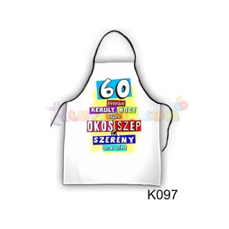 Vicces kötény - 60 évembe került K097