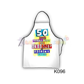 Vicces kötény - 50 évembe került K096