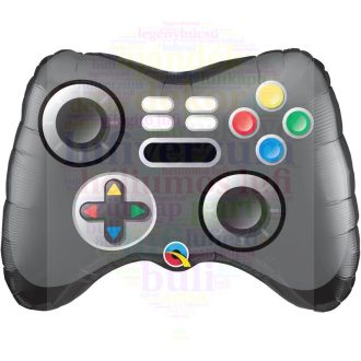 Videójáték Kontroller Mintás Fólia Lufi - 53 cm