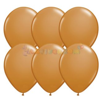 28 cm-es barna - világos latex Qualatex party Lufi Darabra