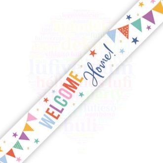 Welcome home Banner - 13 cm x 274 cm